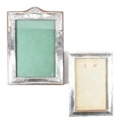 HALLMARKED SILVER PHOTOGRAPH FRAMES (2)