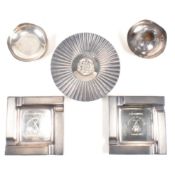 HALLMARKED SILVER CANDLE HOLDER TRINKET DISH & ASHTRAYS