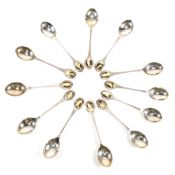 HALLMARKED SILVER CASED RSPB SPOON COLLECTION