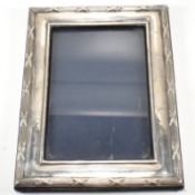 HALLMARKED SILVER MOUNTED EASEL PHOTO FRAME