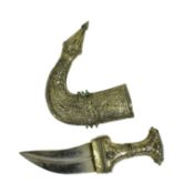 EARLY 20TH CENTURY MIDDLE EASTERN JAMBIYA DAGGER