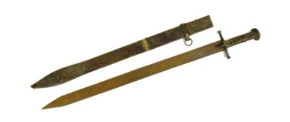 EARLY 20TH CENTURY SUDANESE KASKARA SWORD