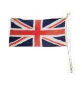 LARGE UNION JACK FLAG POLE