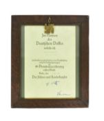 WWII SECOND WORLD WAR WAFFEN SS 25 YEAR LONG SERVICE AWARD