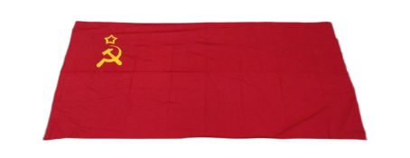 LARGE 20TH CENTURY RUSSIAN SOVIET UNION FLAG