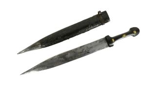 19TH CENTURY SOUTH EASTERN EUROPE BALKAN KINDJAL DAGGER