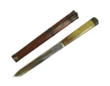 19TH CENTURY TIBETAN ETHNIC DAGGER