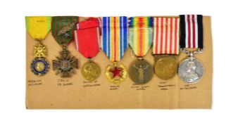 WWI FIRST WORLD WAR MEDAL GROUP - BATTLE OF VERDUN