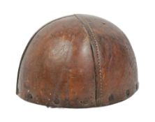 WWII SECOND WORLD WAR DISPATCH RIDER LEATHER HELMET