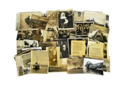 WWII SECOND WORLD WAR - ORIGINAL 1940S NAVAL PRESS PHOTOS