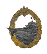 WWII SECOND WORLD WAR KRIEGSMARINE DESTROYER BADGE