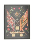 19TH CENTURY TAPESTRY - 62ND WILTSHIRE REGIMENT ON FOOT