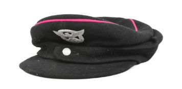 WWII SECOND WORLD WAR GERMAN FIRE OFFICERS M43 CAP