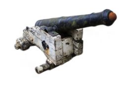 LARGE CAST CANNON BARREL