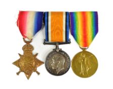 WWI FIRST WORLD WAR MEDAL TRIO - ROYAL NAVY