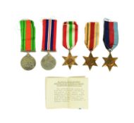 WWII SECOND WORLD WAR MEDAL GROUP