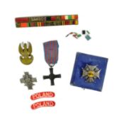 WWII SECOND WORLD WAR POLISH ARMY MEDALS & BADGES