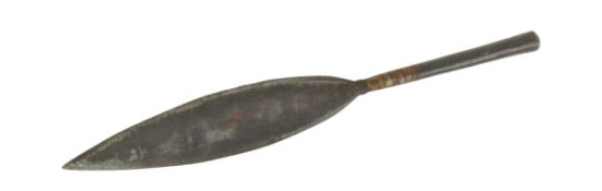 AFRICAN TRIBAL SPEAR HEAD