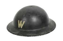 WWII SECOND WORLD WAR ARP WARDEN HELMET