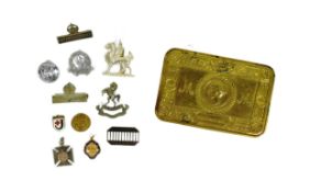 WWI FIRST WORLD WAR PRINCESS MARY TIN & BADGE ASSORTMENT