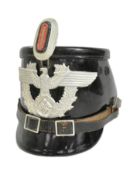 WWII SECOND WORLD WAR GERMAN TOWN POLICE SHAKO HELMET