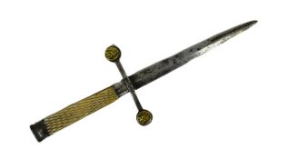 19TH CENTURY NEO CLASSICAL STILETTO DAGGER