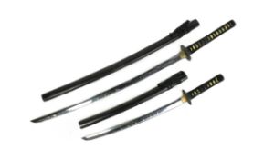 JAPANESE SAMURAI KATANA & WAKIZASHI SWORD