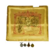 WWI FIRST WORLD WAR MEDAL GROUP - GLOUCESTERSHIRE REGIMENT