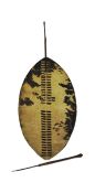 ORIGINAL ZULU NGUNI COWHIDE SHIELD