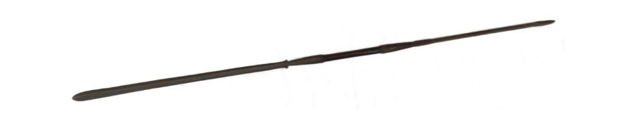EARLY 20TH CENTURY MASAI AFRICAN TRIBAL THROWING SPEAR