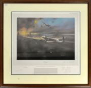 ROBERT TAYLOR - 'THE DAMBUSTERS' SIGNED PRINT
