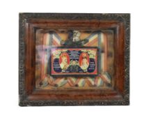 LOCAL INTEREST - ROYAL EDWARD DOCK SOUVENIR TIN - FRAMED