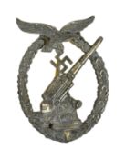 WWII SECOND WORLD WAR GERMAN ARMY ANTI AIRCRAFT BADGE