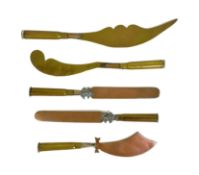 COLLECTION OF WWI FIRST WORLD WAR TRENCH ART LETTER OPENERS