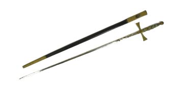 19TH CENTURY VICTORIAN GENTLEMANS MASONIC SHORT SWORD