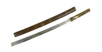 19TH CENTURY SOUTH EAST ASIAN BURMESE DHA SWORD
