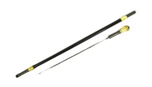 19TH CENTURY VICTORIAN GENTLEMANS SWORD STICK