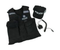 VINTAGE SOMERSET & AVON POLICE ARMED RESPONSE VEST & CAP