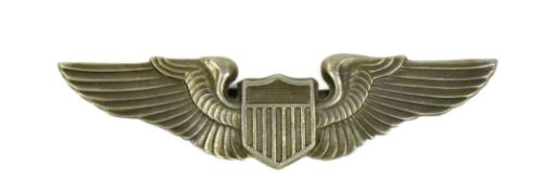 WWII SECOND WORLD WAR USAAF PILOTS WING BADGE