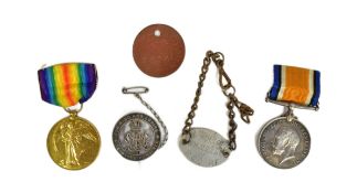 WWI FIRST WORLD WAR MEDAL PAIR - ROYAL ENGINEERS