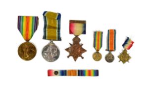 WWI FIRST WORLD WAR MEDAL TRIO - ROYAL ARTILLERY