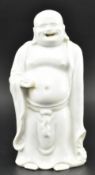 QING DEHUA BLANC DE CHINE STANDING BUDAI 清 德化布袋和尚立像