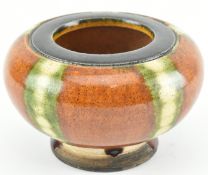 SANCAI GLAZED FOOTED BRUSH WASHER/WATERPOT 三彩短脚笔洗水盂