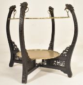 IMMORTALS BRASS TRAY TOP FOLDING TABLE 八仙双层铜托盘桌