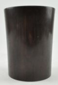 CYLINDRICAL HUANGHUALI ROSEWOOD BRUSH HOLDER 黄花梨笔筒/香筒
