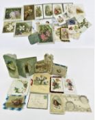 COLLECTION OF VICTORIAN CHRISTMAS & GREETINGS CARDS