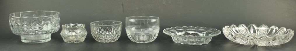 SIX PIECES OF EARLY 19TH CENTURY REGENCY GLASSWARE
