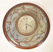 20TH CENTURY PAINTED MAHOGANY CASED HANGING CLOCK