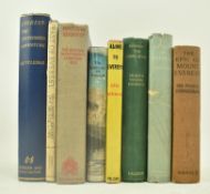 EVEREST EXPLORATION & MOUNTAINEERING. EIGHT BOOKS