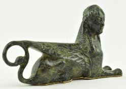 GRAND TOUR BRONZE FIGURINE AMULET OF EGYPTIAN SPHINX